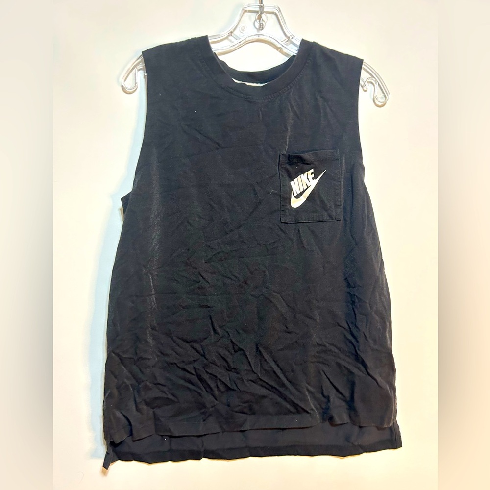 Nike black tank top (size large)